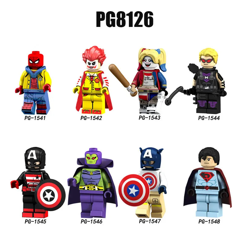 Zestaw figurek Super Hero - Zestaw x8