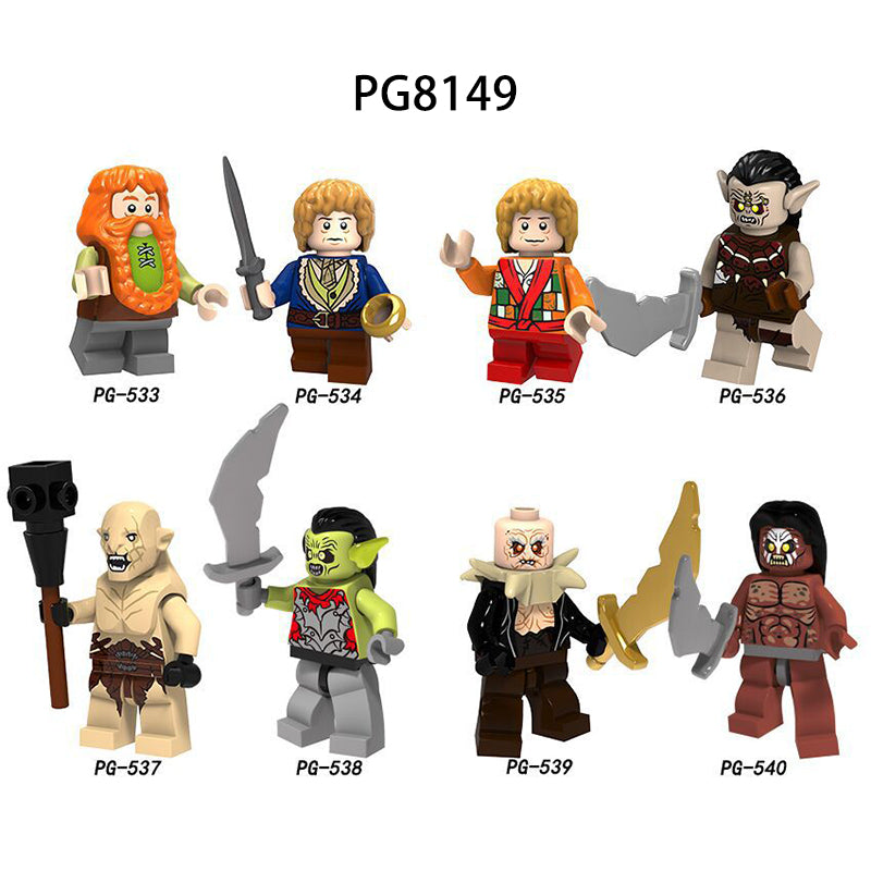 Zestaw figurek Lord of the Rings - Zestaw x8