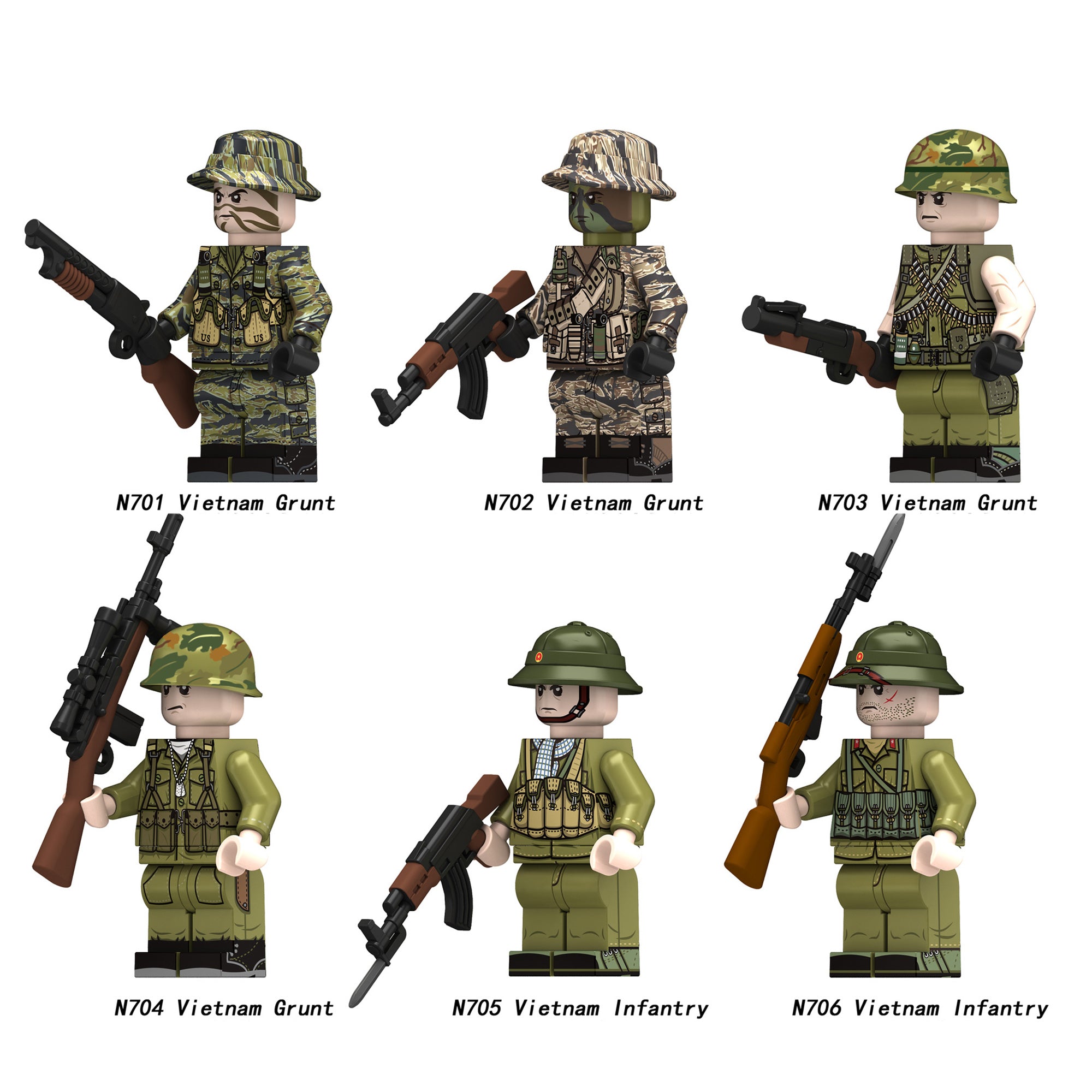 Zestaw figurek Military - Zestaw x6