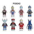 Zestaw figurek Ultraman - Zestaw x8