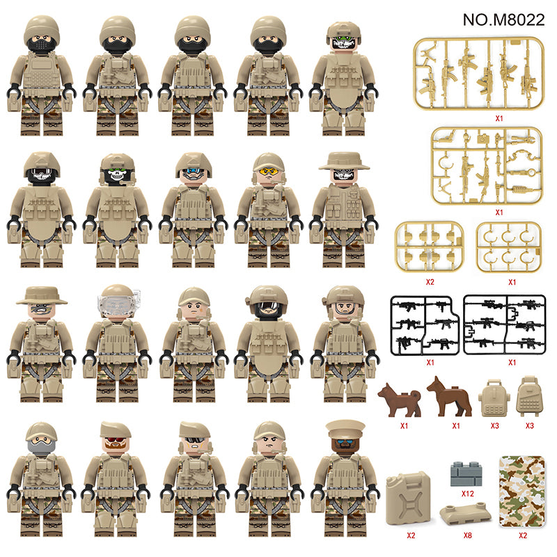 Zestaw figurek Military - Zestaw