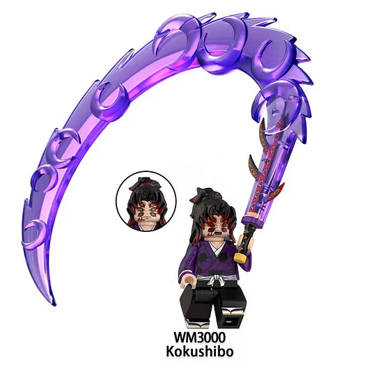 Zestaw figurek demon slayer