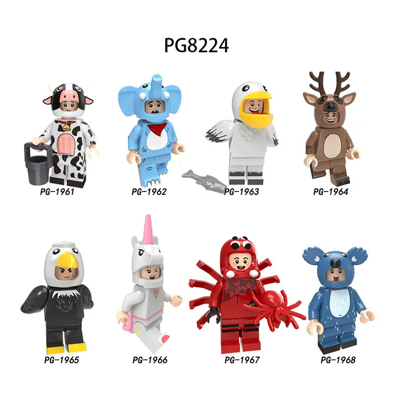 Zestaw figurek Minifigures - Zestaw x8