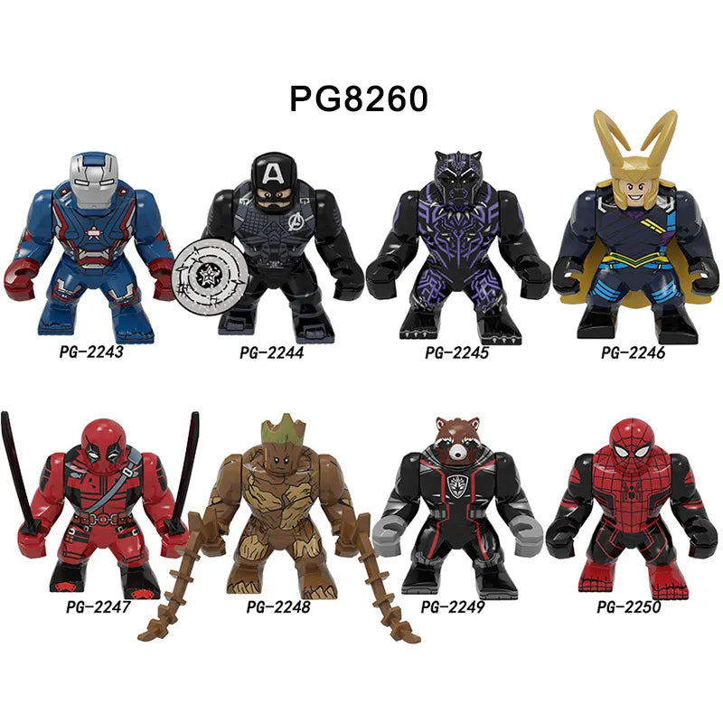 Zestaw figurek Super Hero - Zestaw x8
