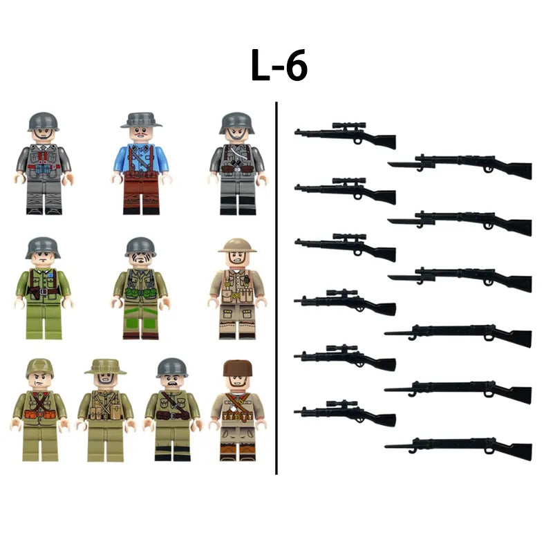 Zestaw figurek Military - L-6