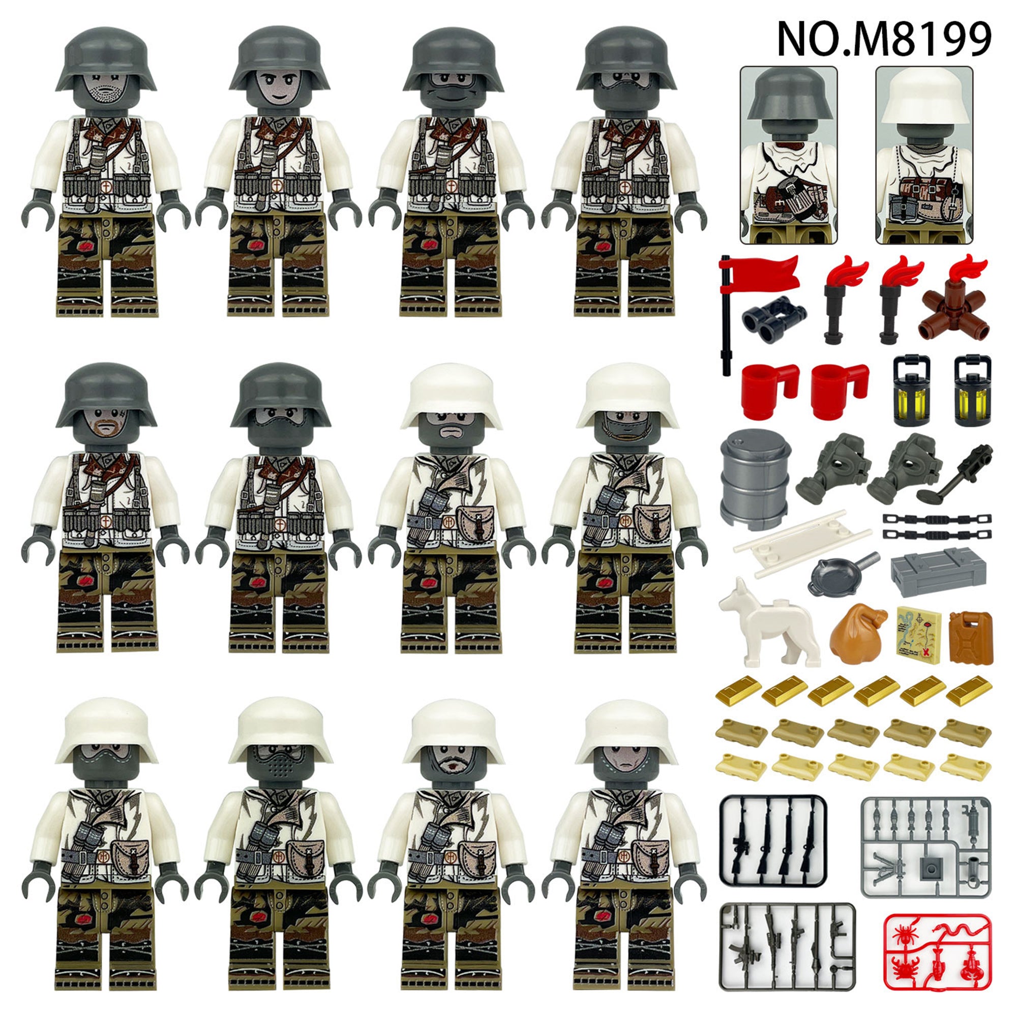 Zestaw figurek Military - Zestaw