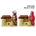 Zestaw figurek attack on titan