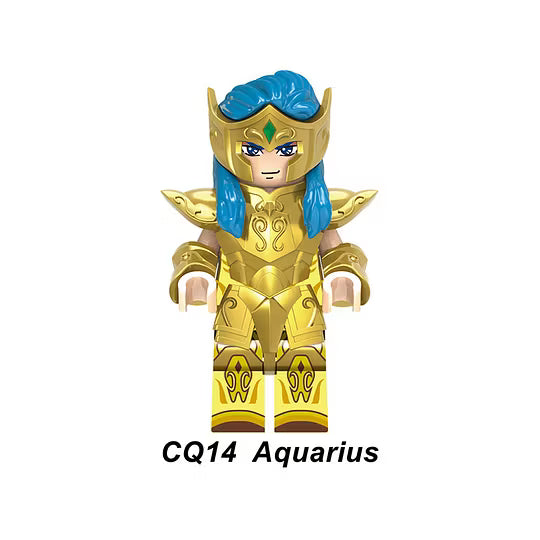 Zestaw figurek gold saints