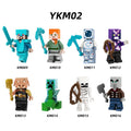 Zestaw figurek Minecraft - Zestaw x8