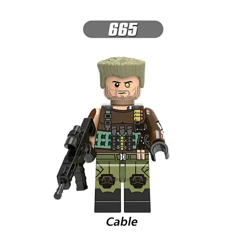 Zestaw figurek Super Hero - X-665