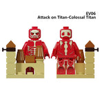 Zestaw figurek attack on titan