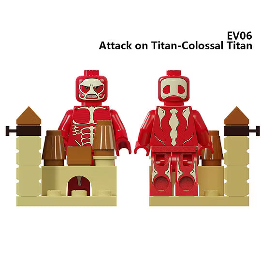 Zestaw figurek attack on titan