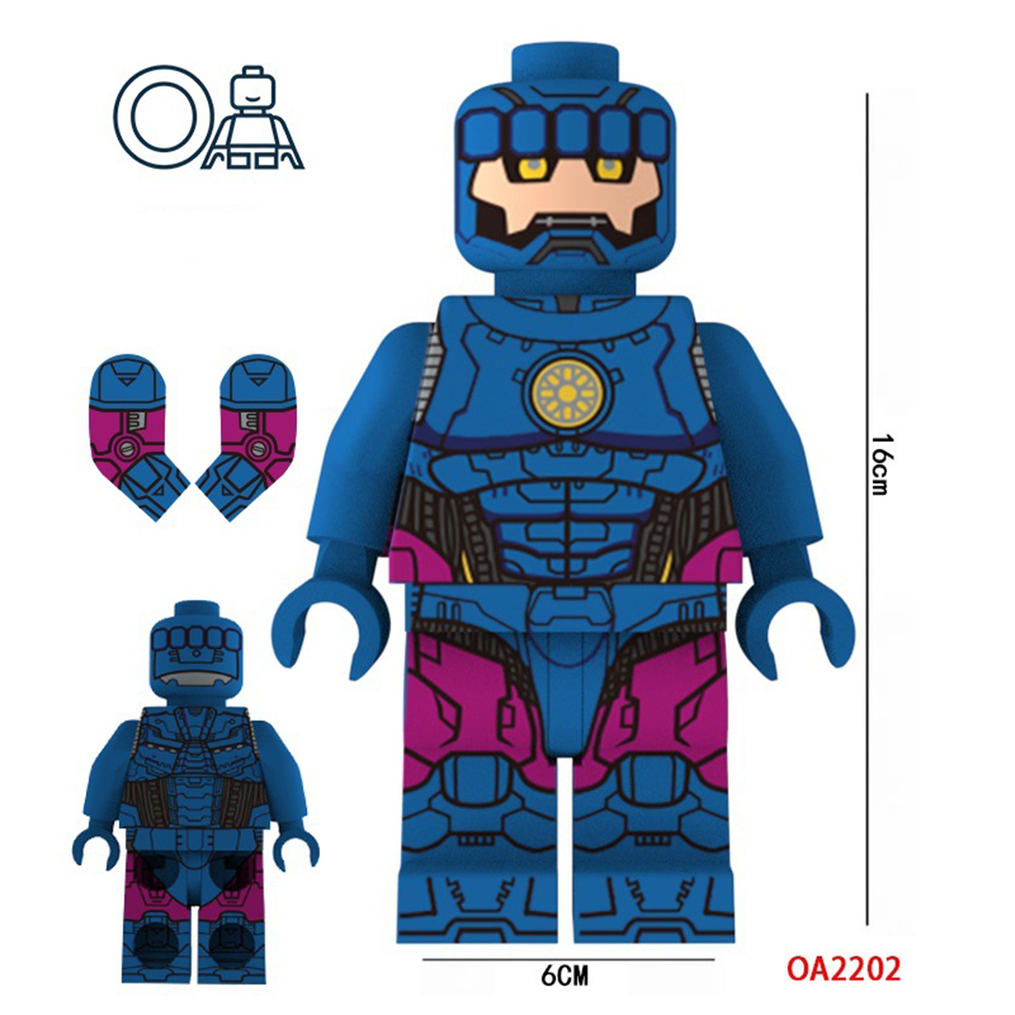 Elementy i akcesoria – Super Hero - OA-2202