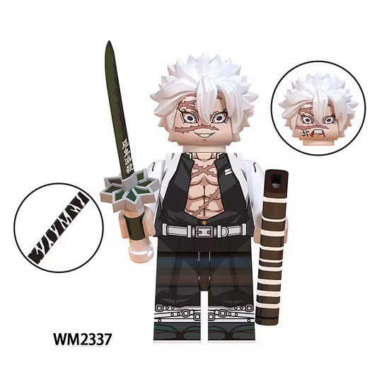 Zestaw figurek demon slayer