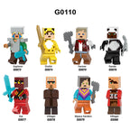 Zestaw figurek Minecraft - Zestaw x8