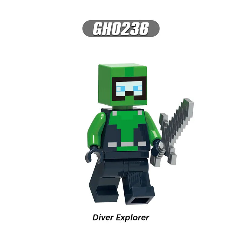 Zestaw figurek Minecraft - G-0236