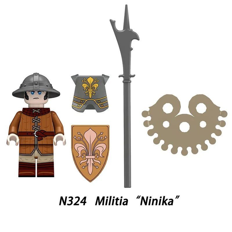 Zestaw figurek Medieval - N-324