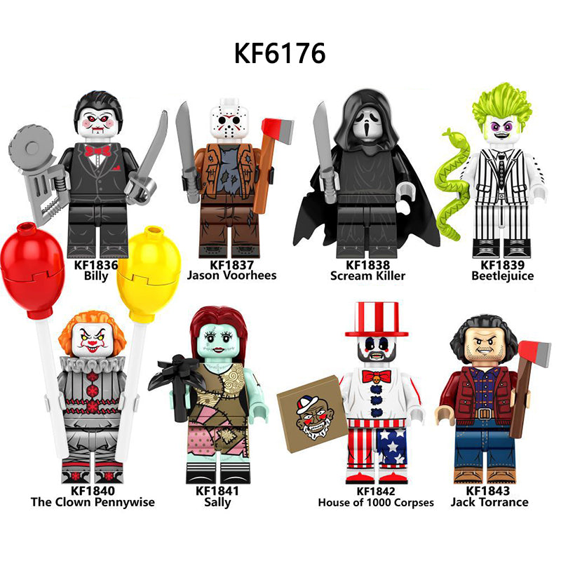 Zestaw figurek Halloween - Zestaw x8