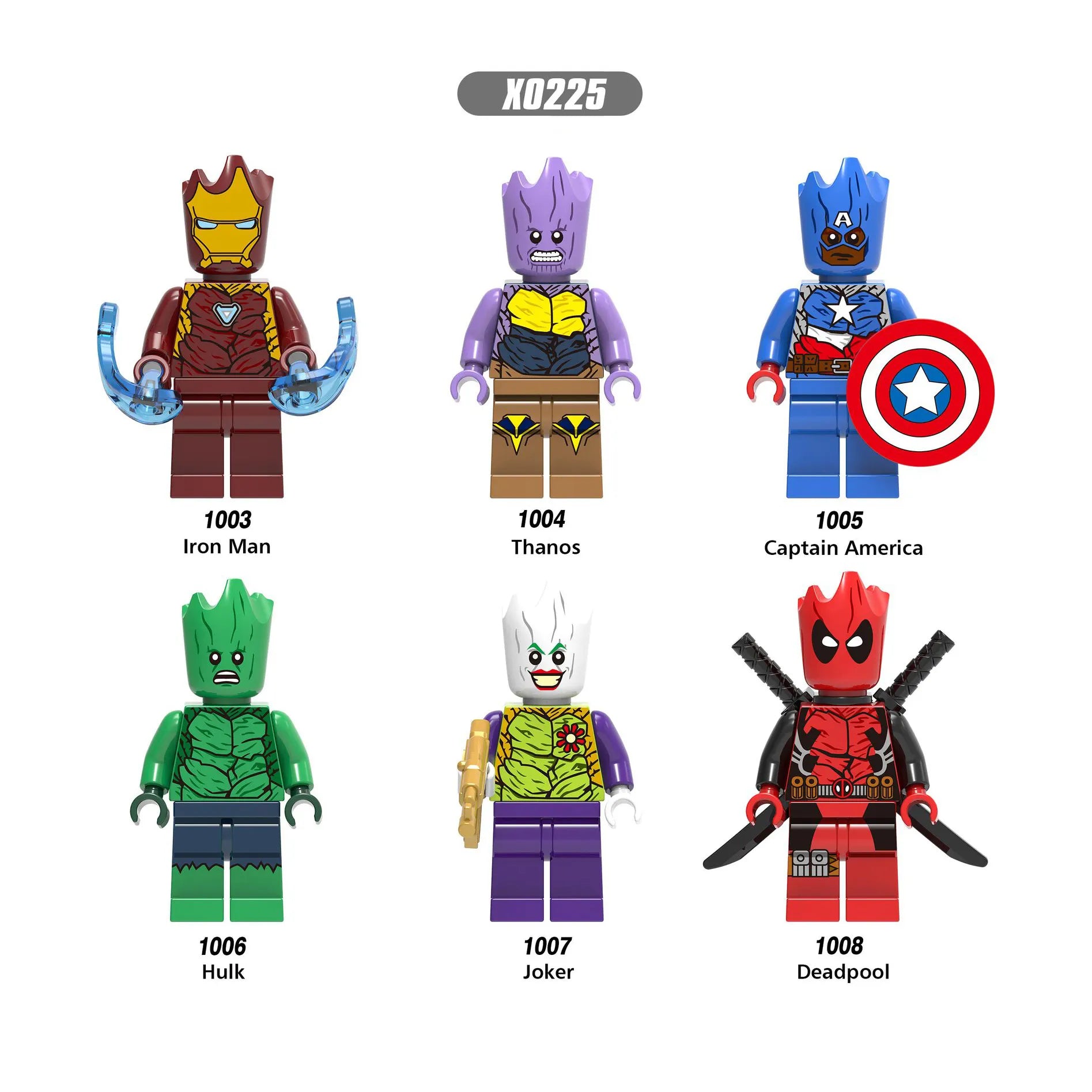 Zestaw figurek Super Hero - Zestaw x6