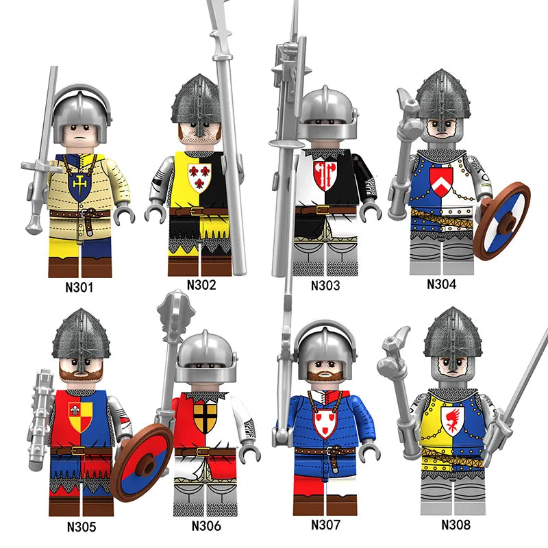 Zestaw figurek Medieval - Zestaw x8