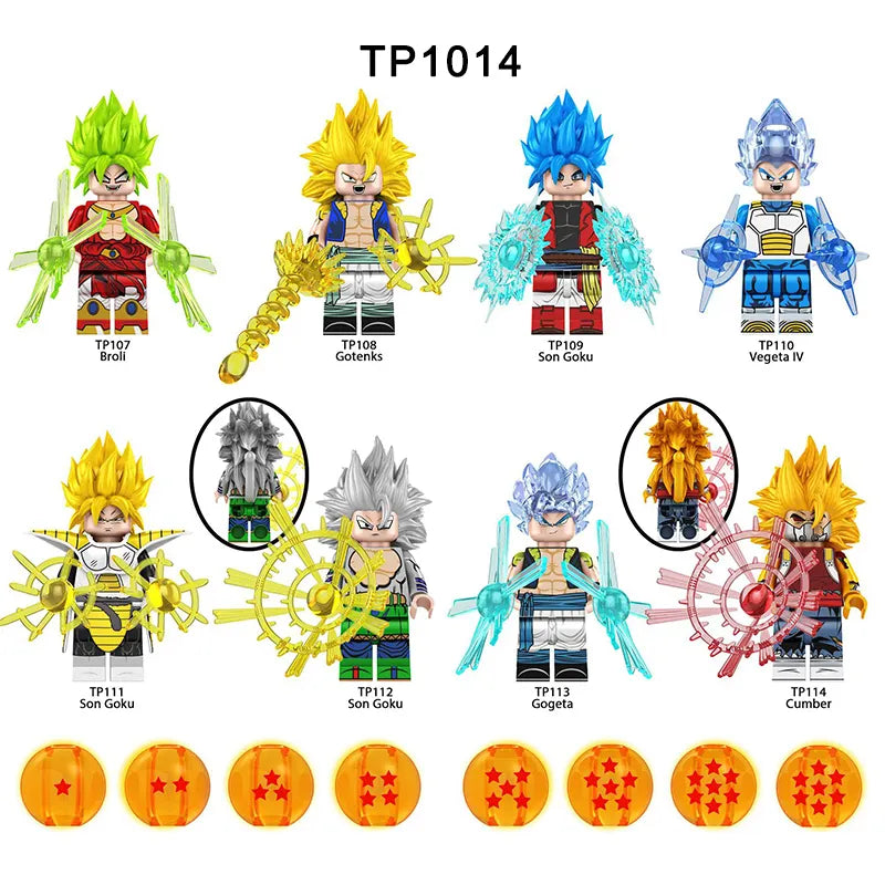 Zestaw figurek Dragon Ball - Zestaw x8