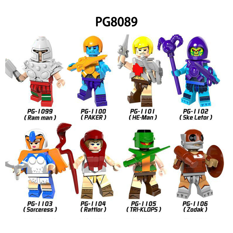 Zestaw figurek He-Man - Zestaw x8