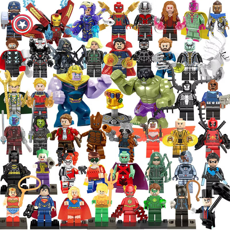 Zestaw figurek superhero 48szt