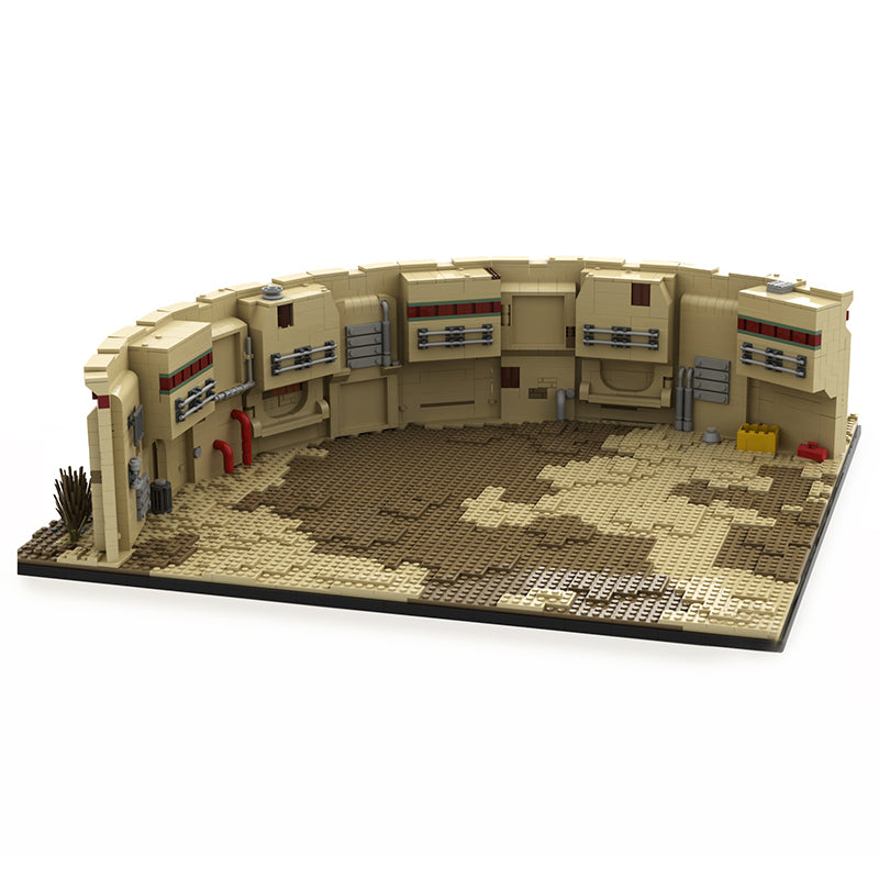 Zestaw klocków SW Tatooine At War Falcon Spaceport, pt. 4 - MOC73950 ST811