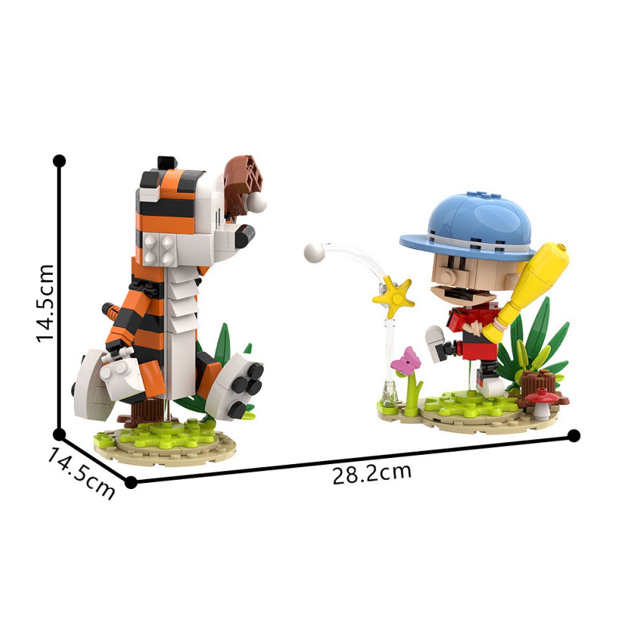 Zestaw klocków Calvin and Hobbes Baseball