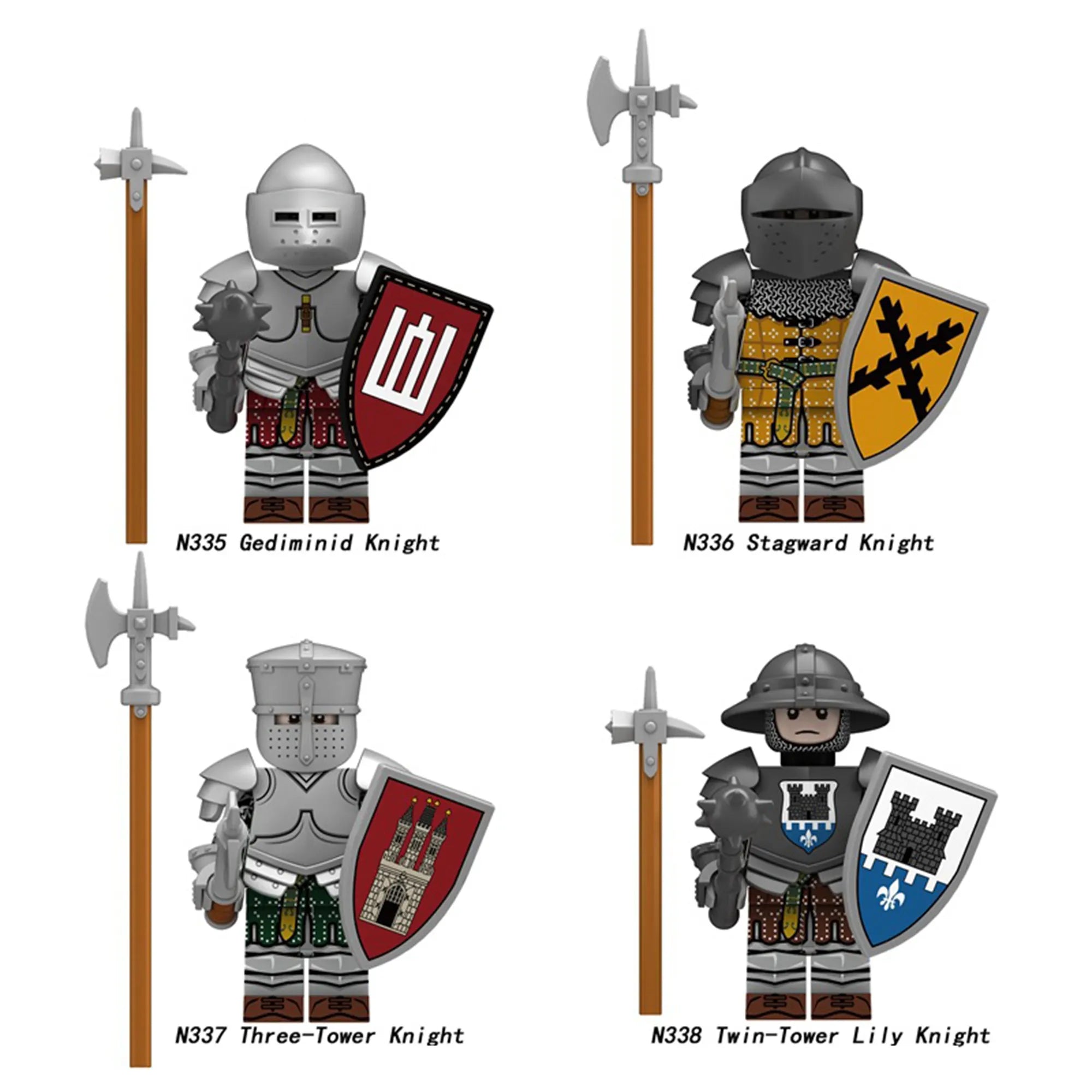 Zestaw figurek Medieval - Zestaw x4