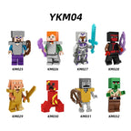 Zestaw figurek Minecraft - Zestaw x8