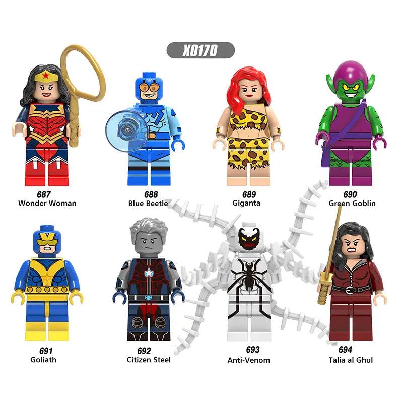 Zestaw figurek Super Hero - Zestaw x8
