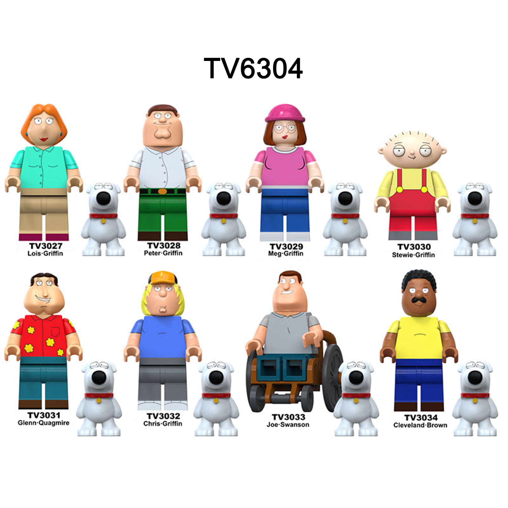 Zestaw figurek Family Guy - Zestaw x8