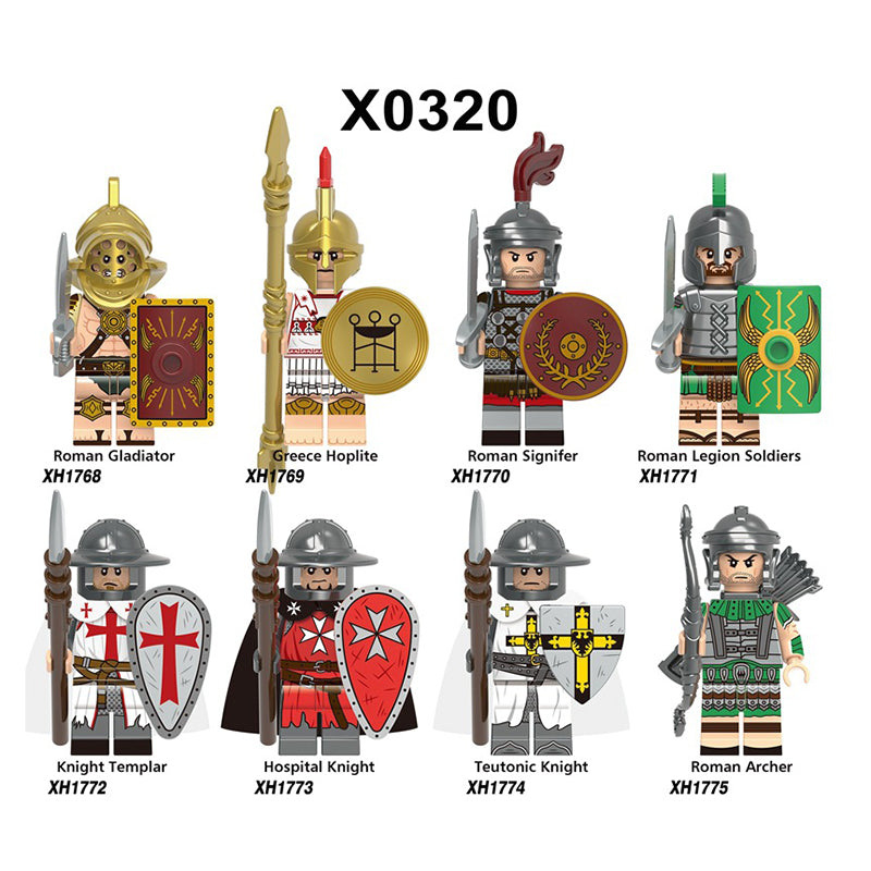 Zestaw figurek Medieval - Zestaw x8