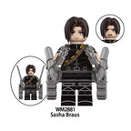 Zestaw figurek attack on titan