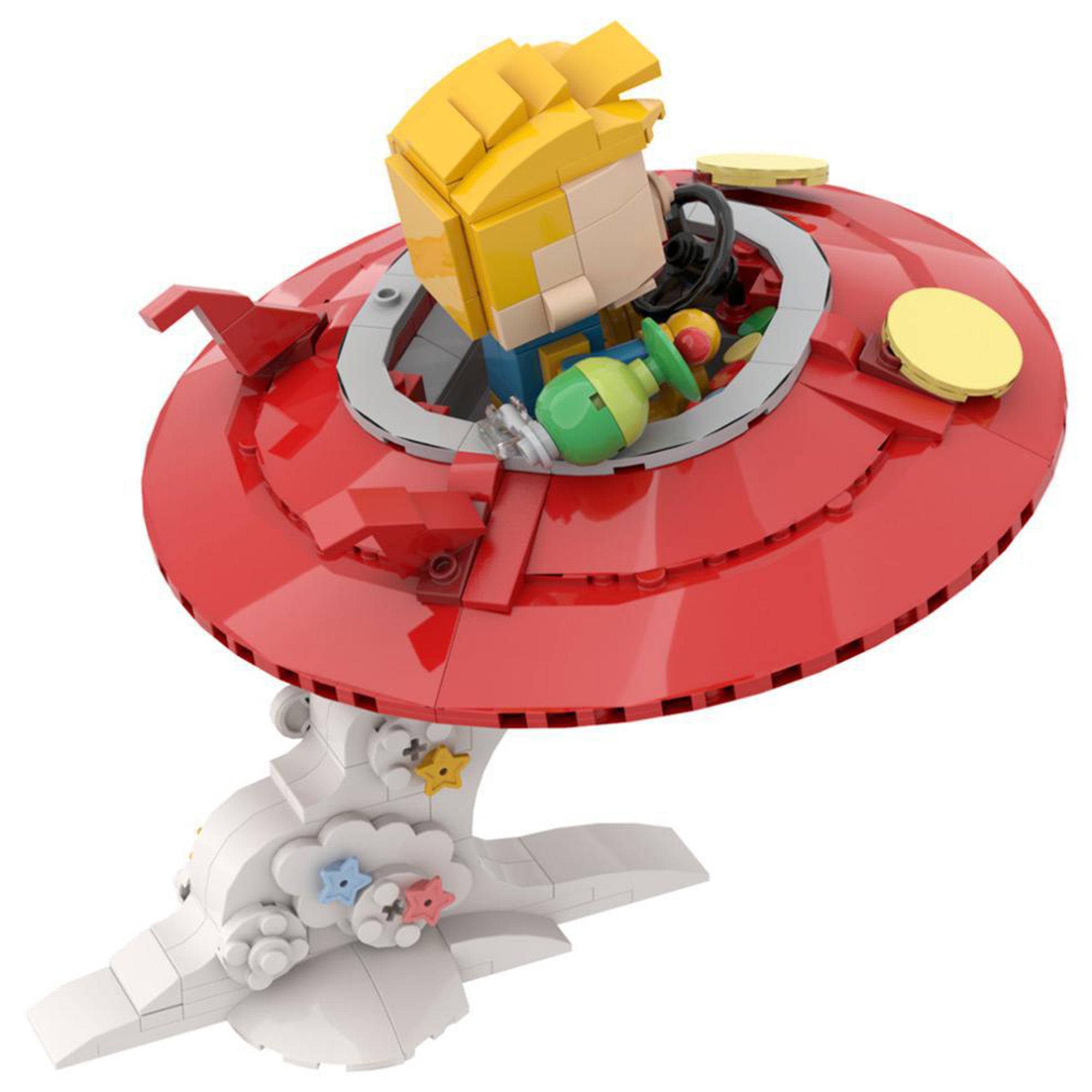 Zestaw klocków Calvin and Hobbes Flying Saucer