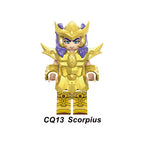 Zestaw figurek gold saints