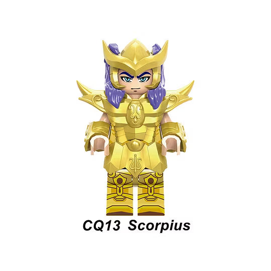 Zestaw figurek gold saints