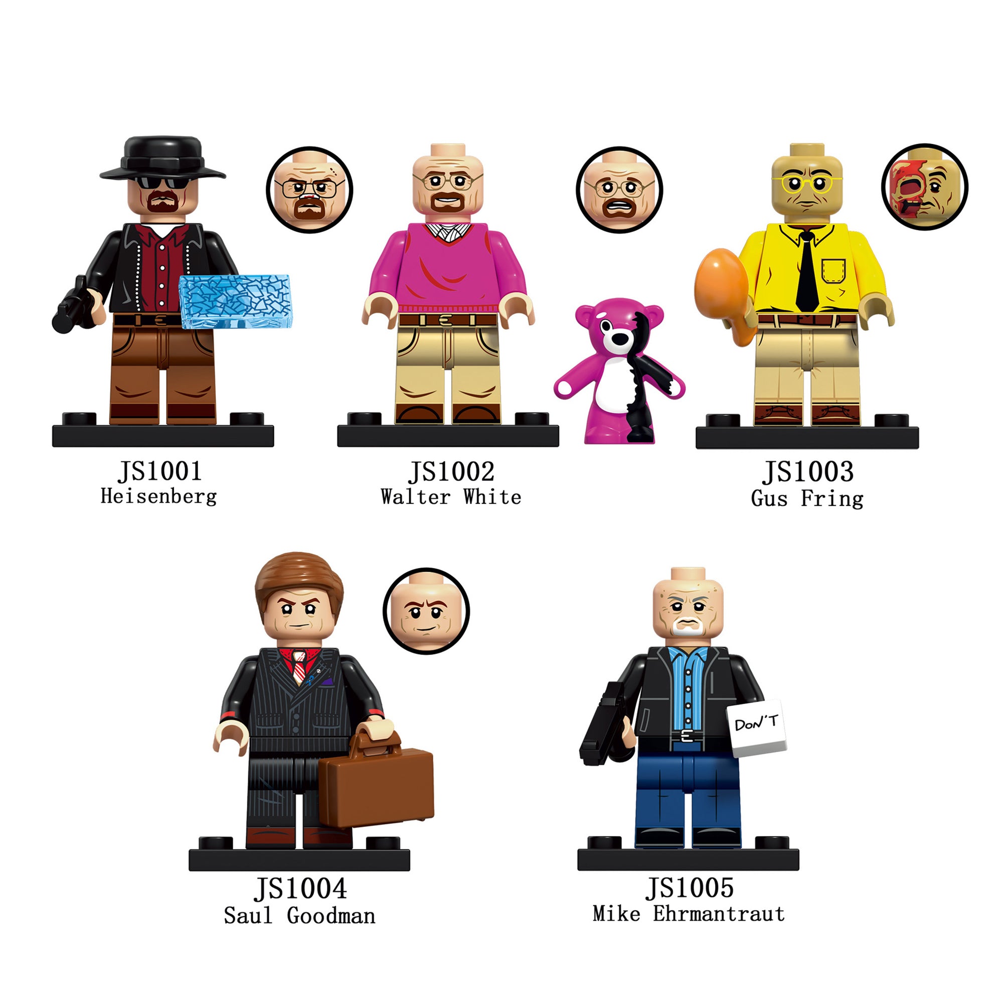 Zestaw figurek Breaking Bad - Zestaw x5