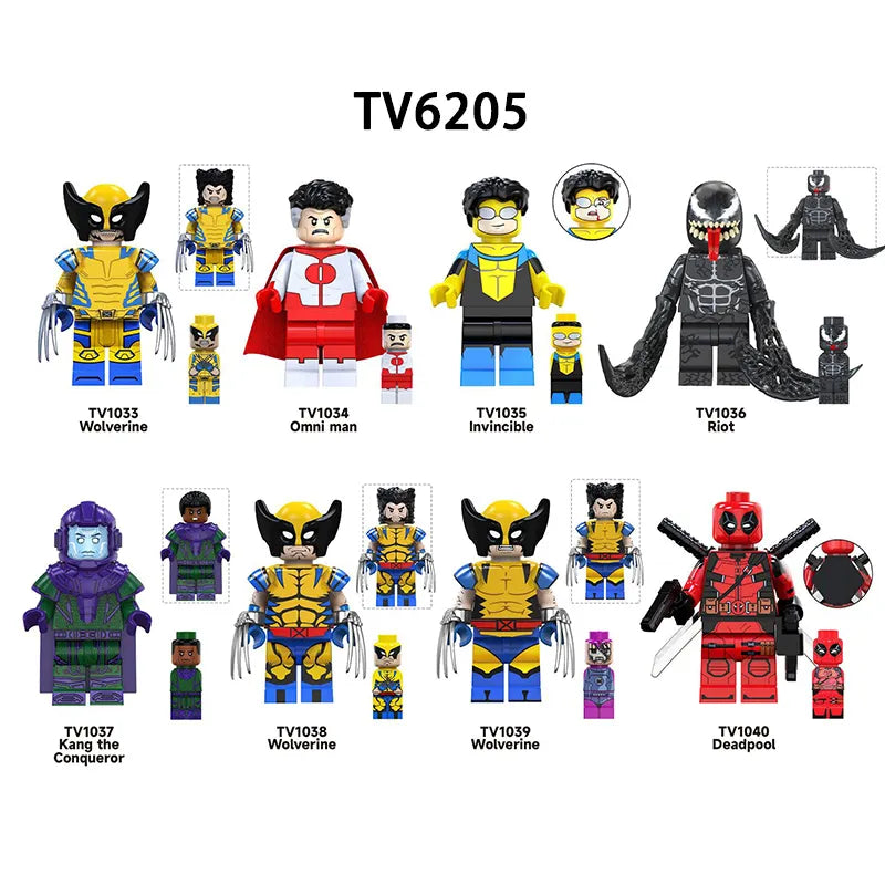 Zestaw figurek Super Hero - Zestaw x8