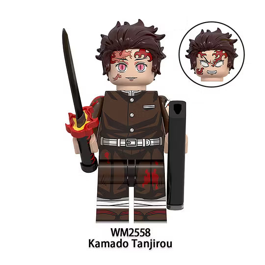 Zestaw figurek demon slayer