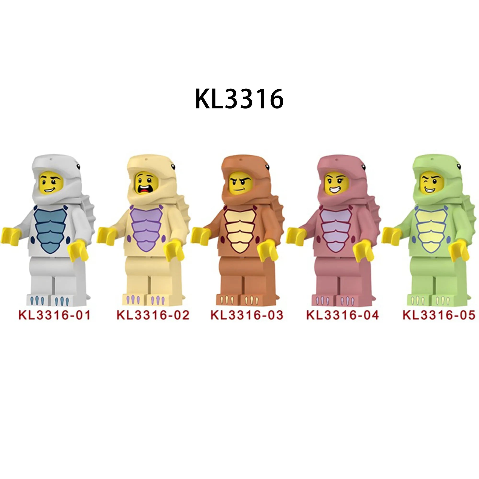 Zestaw figurek Minifigures - Zestaw x5
