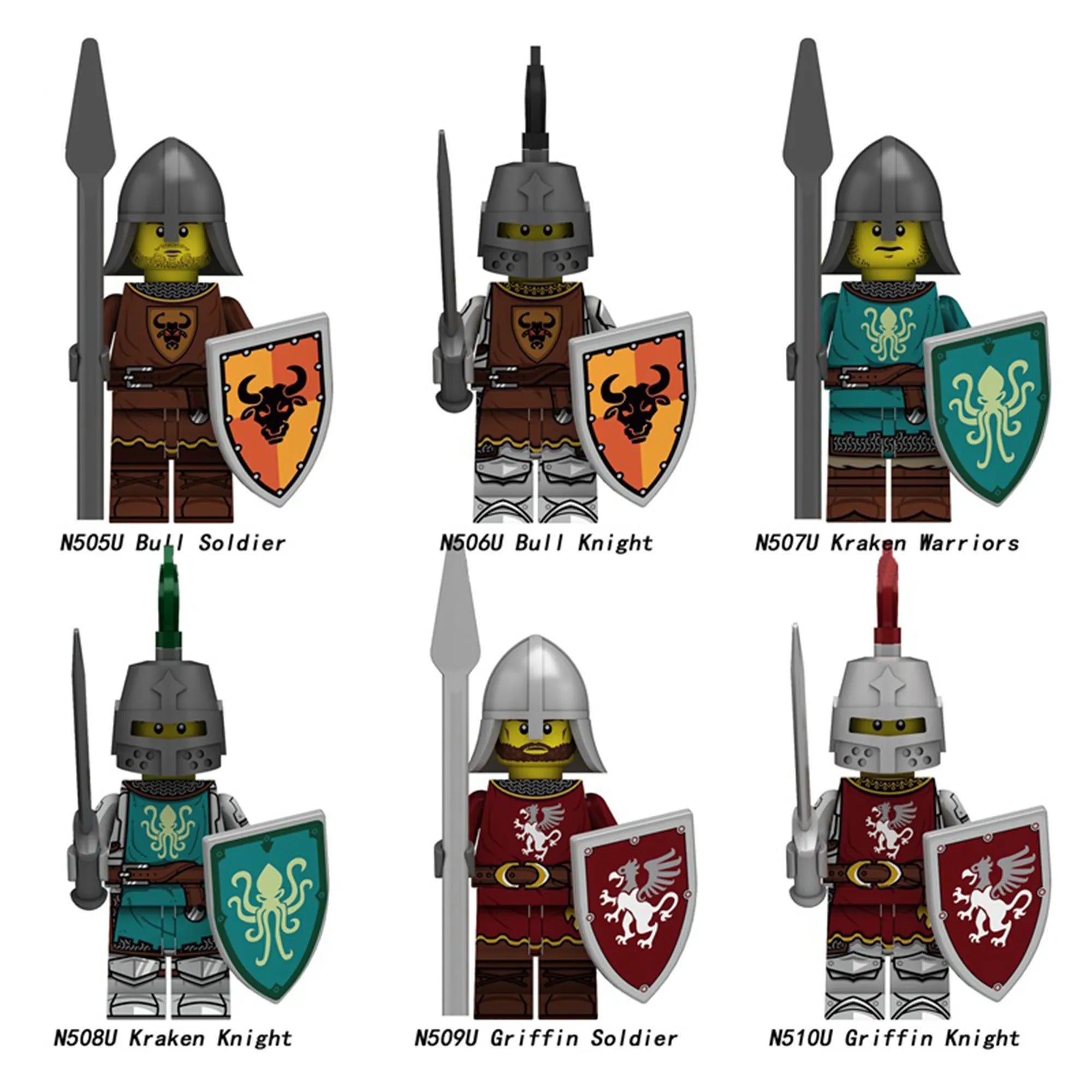 Zestaw figurek Medieval - Zestaw x6
