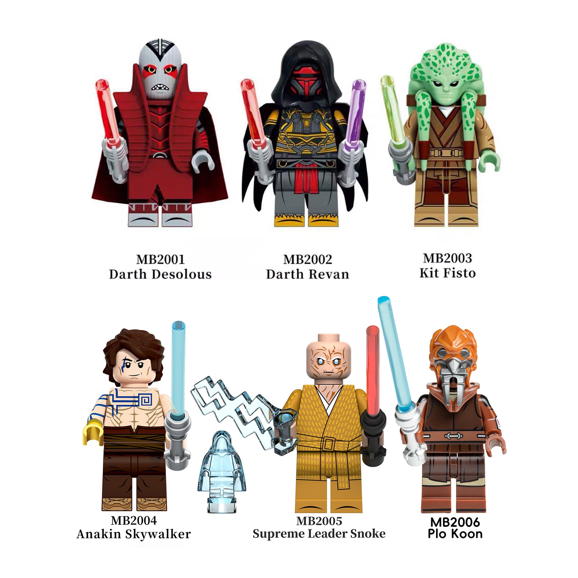 Zestaw figurek Star War - Zestaw x6