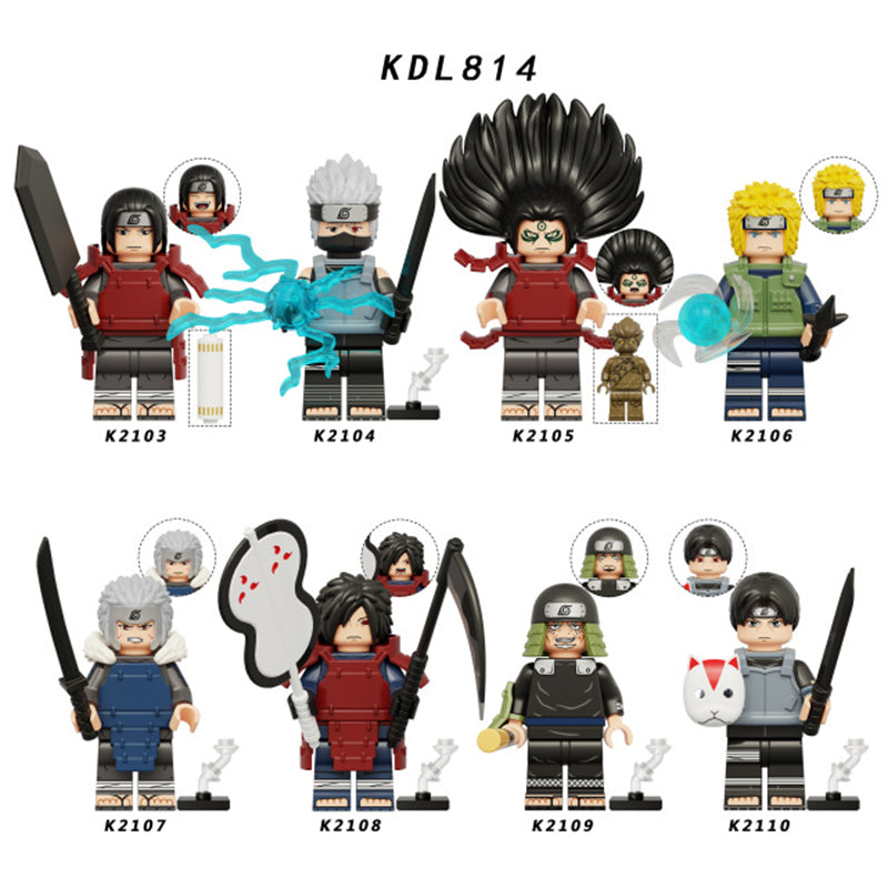 Zestaw figurek Naruto - Zestaw x8