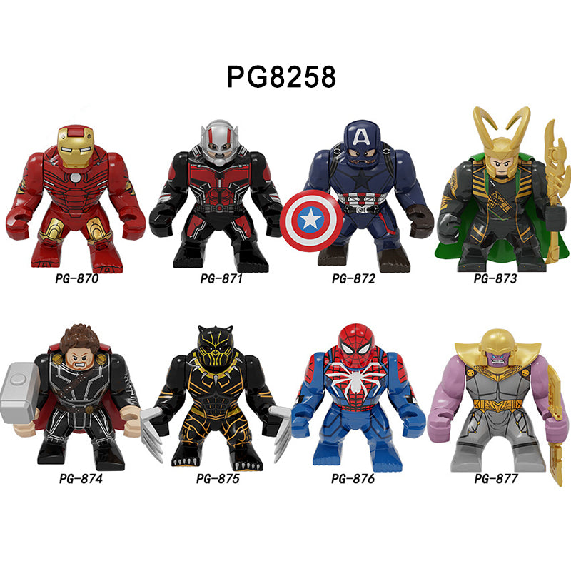 Zestaw figurek Super Hero - Zestaw x8