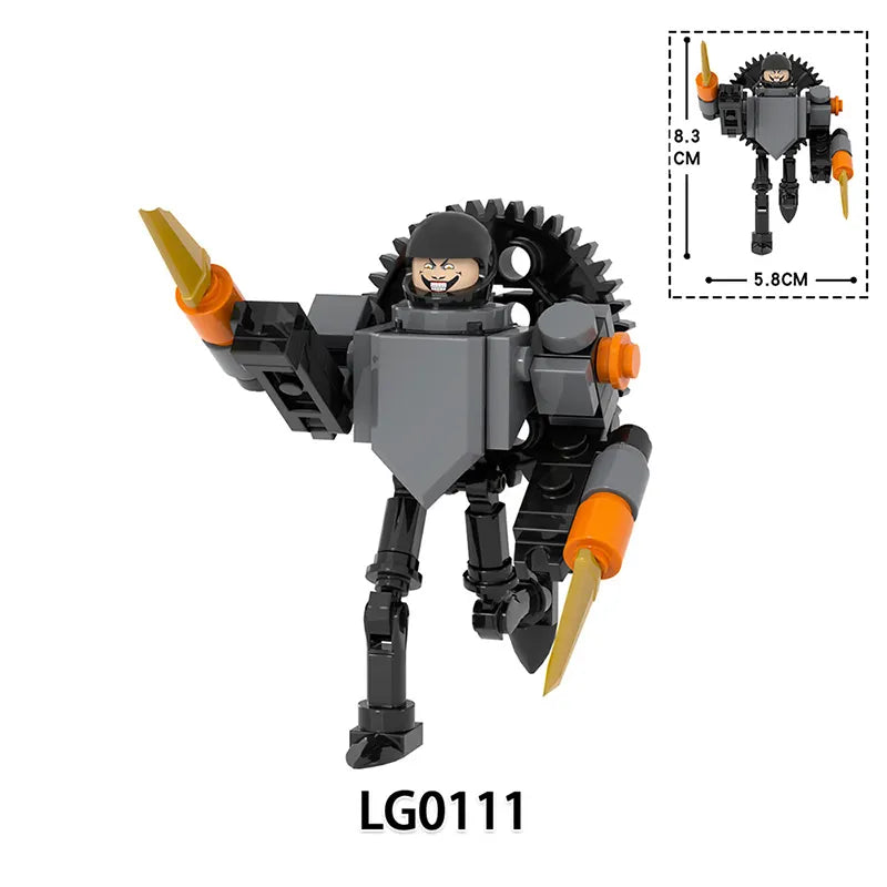 Zestaw figurek Skibidi Toilet - LG-0111