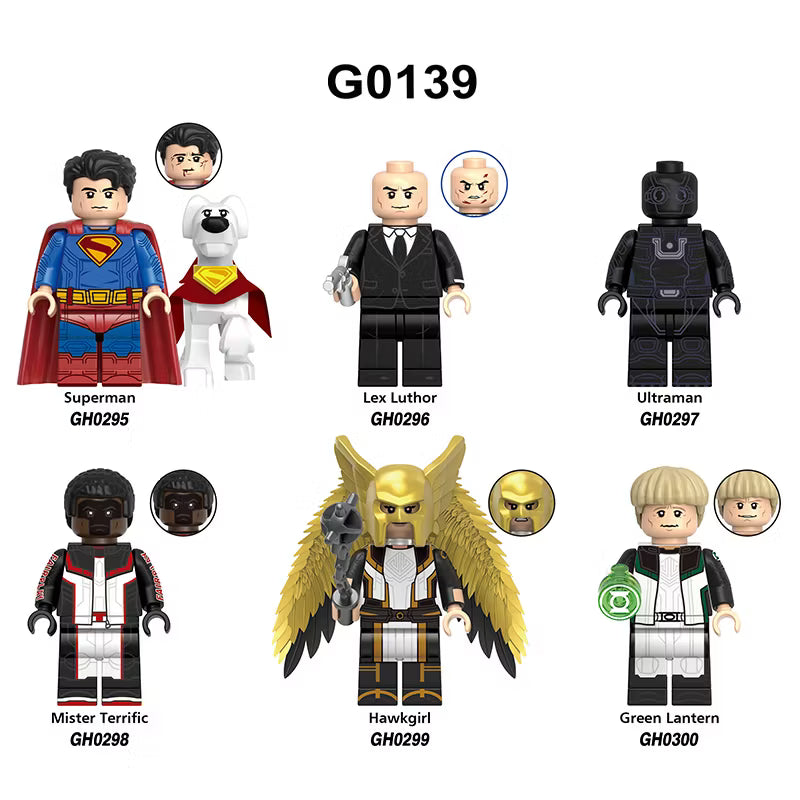 Zestaw figurek superhero
