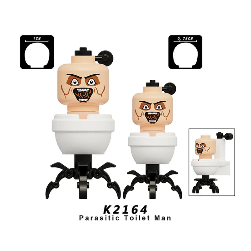 Zestaw figurek Skibidi Toilet - K-2164