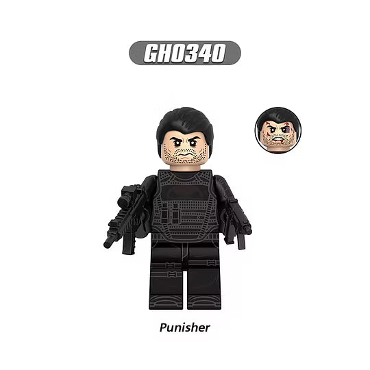 Zestaw figurek daredevil i punisher